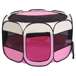 Cat Tent Pet Cage Dog Tent Portable Folding Travel Outdoor Indoor Cattery Fences