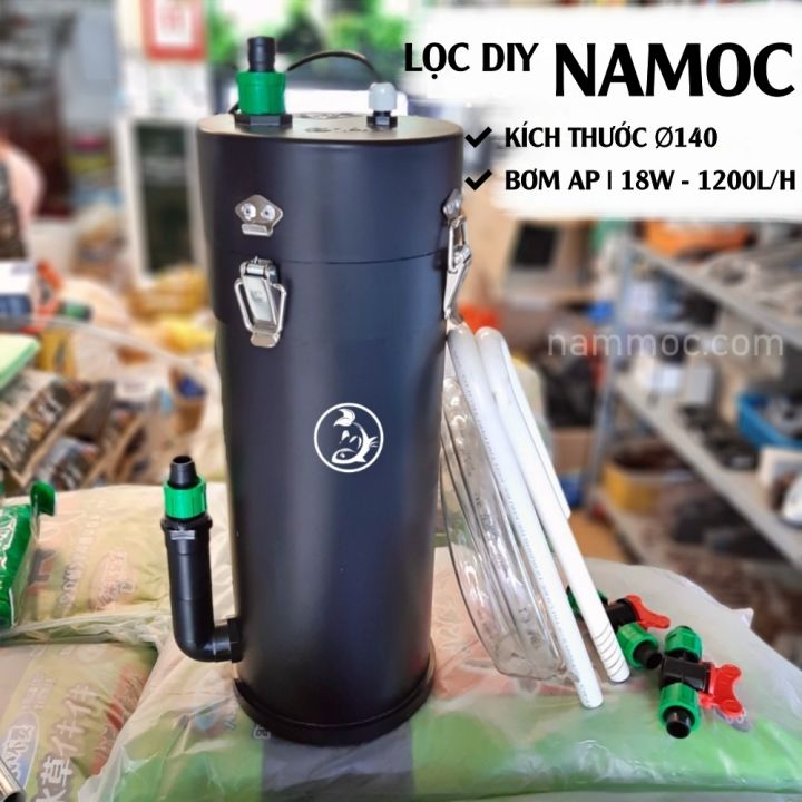 Lọc DIY NAMOC Fi140 [18W~1200L/H] - Lọc Thùng Chế Cho Bể Cá Cảnh Thuỷ Sinh