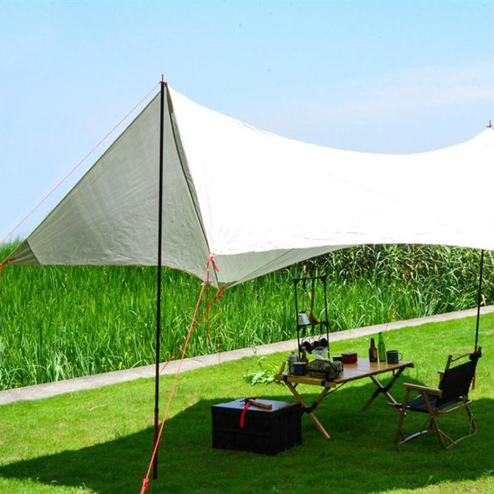 tongina Tarp Poles Tent Rods Shelter Building Awning Support Detachable ...