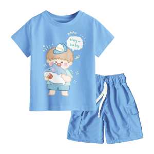 Setelan Anak Laki Laki Perempuan 1-10 Tahun Edisi Short Pants Motif Terbaru