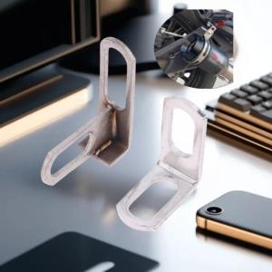 [Faster YG] 1 2 3PCS Z L-Shaped Motorcycle Modification Exhausts Pipe Clamps Motorcycle Exhaust Pipe Bracket Stainless Steel Fixed Bracket Accessory