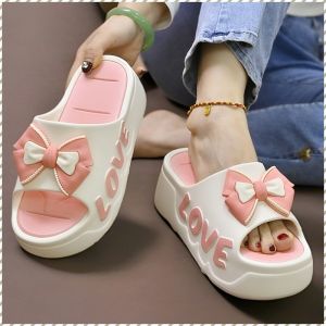 Summer Slippers Thickened Sole Lightweight Non-slip Wearable Stain-resistant and Washable