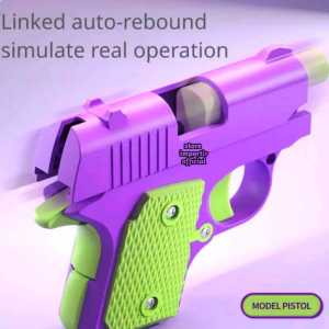 Mainan Anak Gravity Turnip GuN OCT 8181 Bahan Dari Plastik Berkualitas Terbaru Murah | Mainan Anak Pist0l Fidget Toys Mini Manual Tanpa Baterai | Mainan Edukasi Anak Radish 3D Relieve Lucu Keren  Cocok Buat Mainan Anak Anak