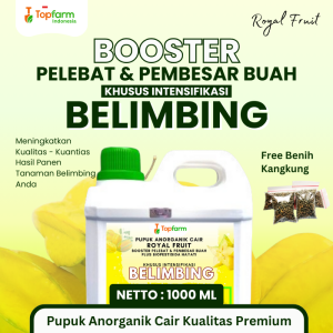 Pupuk Belimbing Terbaik / Pupuk Belimbing Topfarm / Pupuk Pelebat Buah Belimbing / Booster Pembesar Buah Belimbing / Pupuk Penyubur Pohon Belimbing / Obat Agar Tanaman Belimbing Berbuah Lebat