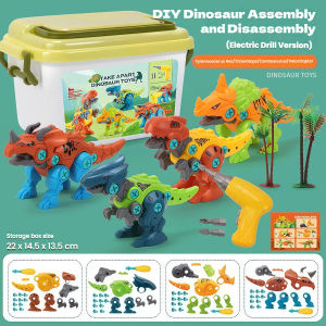 Mainan Dinasour Screw Toys For Kids DIY Assembly Jurassic World Simulation Toy Gift for Kids