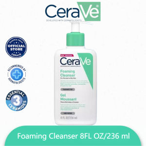 CeraVe Facial Foaming Cleanser Moisturizing Deep Cleaning For Normal to Oily Skin 236ML
