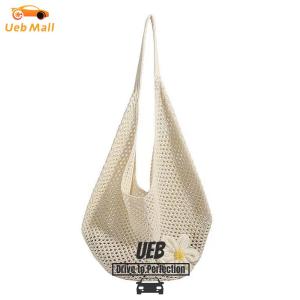 [UEB Mall]Women Girls Woven Straw Top Handle Shoulder Bag Vacation Shoulder Handbag for Work Shopping Travel Daily