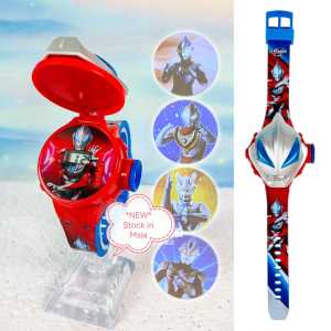 💥NEW💥 Jam Budak Projector kid watch cartoon watch jam kartun budak projection Spider Ultra Iron Kitty Froze