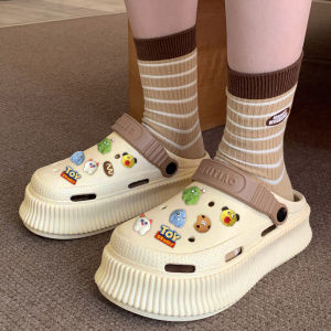 NDDshop พร้อมส่งในไทย รองเท้าแฟชั่นสไตล์เกาหลี พื้นกันลื่น นิ่มใส่แล้วไม่เจ็บเท้า มาพร้อมตัวติด คุ้มมาก ใส่ลุคไหนก็เริ่ดก็ปัง คือดีย์