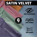 Kain Satin Velvet IMPORT PREMIUM Grade A - REVINTEX BANDUNG. 