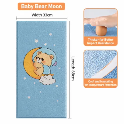 BIMI Shockproof Anti Collision Cushion Waterproof Self Adhesive Padded Wall Sticker High Quality Thermal Insulation Foam Bumper Baby Safety