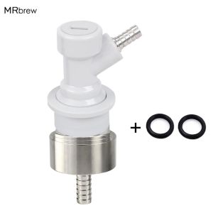 Homebrew Carbonation Cap & 5/16" Barb Ball Lock Disconnect Kit PET Bottle Kegging CO2 Soda and Beer Carbonation Machine.