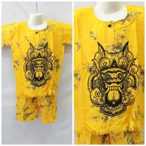 Stelan Baju Barong Bali Anak [pilih warna] - Usia 1 - 8 tahun - Terlaris & Termurah - LV Ols.id