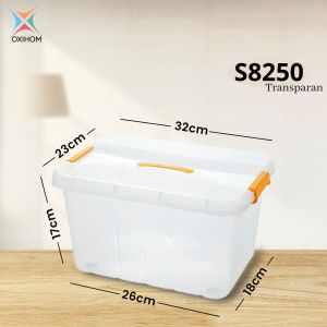 Oxihom Container Box Plastik Kotak Penyimpanan Kontainer Storage Box M