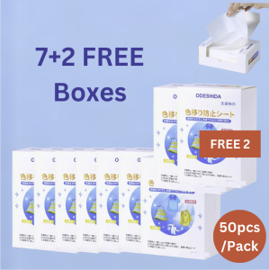 [SG STOCK] ColorCatcher Laundry Sheets – 50 Pack | Prevent Color Bleeding & Dye Transfer Ideal for Mixed Loads