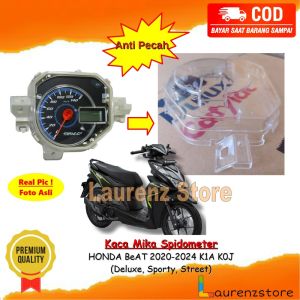 Mika Speedometer Honda BeAT 2020-2024 (Deluxe Sporty Street) - Kaca Spidometer Spido Kilometer K1A K0J Anti Pecah