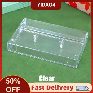 【YIDAO4】 1 cái hộp Băng Cassette hộp đựng trong suốt Hộp Băng trống ghi âm từ tính hộp chống bụi