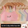 Áo lót 2 dây học sinh chất cotton cho bé gái từ 20-30kg. 