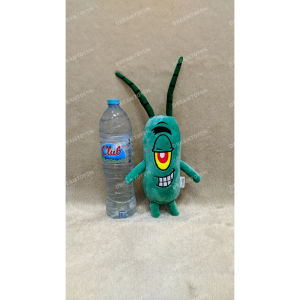 Boneka Spongebob Patrick Plankton Bordir Lucu Berlisensi Ukuran S