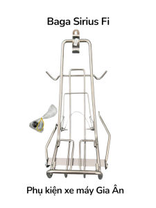 Baga Sirius Fi chuẩn Inox 10li (tặng kèm ốc) full màu siêu chắc chắn.