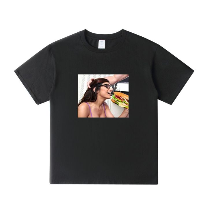 PUP】Mia Khalifa Action Movie Star Funny Mens Joke T-Shirt