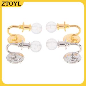 ZTOYL 1 Cặp Đèn treo tường pha lê thu nhỏ Nhà búp bê 1:12 mô hình trang trí nhà búp bê