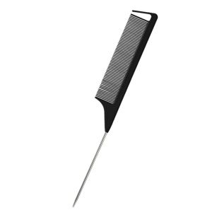 WENYOU Anti-static Pointed Tail Hair Styling Comb Fine Tooth Barber Accessories Professional Hair Comb Hairdressing Salon Steel Tip Tail Comb Barber