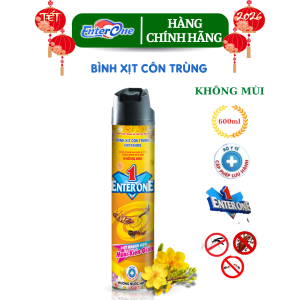 {Hàng chính hãng} Bình xịt côn trùng EnterOne 600ml hoàn toàn không mùi được Bộ Y Tế cấp phép.