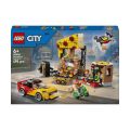 Đồ Chơi Lắp Ráp Quầy Bán Và Bộ Phương Tiện Giao Bánh Pizza LEGO CITY 60496 (494 chi tiết). 
