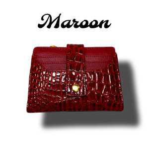 Dompet Lipat Mini Wanita Croco Kiyowo Dompet Koin Kekinian Gennie Wallet