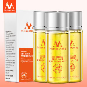 MeiYanQiong Morocco nuts Hair Fast Powerful Growth Essence 3PCS Preventing Hair Loss Baldness Liquid Oil Treatment Hair Care Product 20 ML