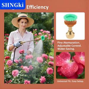 [COD] 🔥🔥🔥SHNGki 14 răng 7/16-22 răng phun vòi phun phổ phù hợp với nắp nhựa với thanh đồng cho tưới cây và làm sạch nhiệm vụ