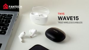 Fantech TW15 WAVE15 True Wireless Earbuds Touch Control Deep Bass Ergonomic In-Ear Fit Splash Resist
