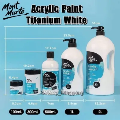 Mont Marte Acrylic Paint Titanium White