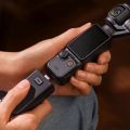 DJI Osmo Pocket 3 Action Camera Battery Handle - Genuine DJI Accessory with Rechargeable Battery, Ergonomic Grip. 