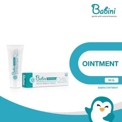 Babini Ointment (เบบินี่ ออยเมนท์ ) 50g. ดูแลผิวจากผื่นผ้าอ้อม สูตรอ่อนโยน