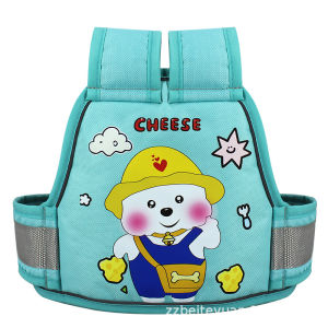 Little Angels สายรัดนิรภัยเด็กมอเตอร์ไซค์ ผ้ารังผึ้ง 3D ระบายอากาศ ใช้ได้ทั้งนั่งหน้าและหลัง ป้องกันเด็กตกรถ เข็มขัดนิรภัยสำหรับเด็ก กันตกมอเตอร์ไซค์