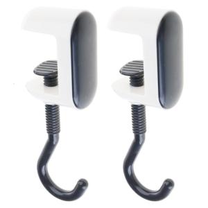 2 Pieces Portable Desk Bag Holders Convenient Folding Purse Hook Accessory for Office and Dining Tables Hanging