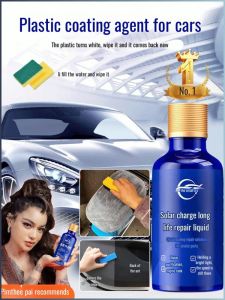 Universal Repair King/Long-Lasting Shine 【Automotive Plastic Frosted Matte Refresher】Automotive Scratch Repair and Maintenance Agent Plastic Coating Long lasting Brightness Car Crystal Plating Aging Refurbish Fluid 汽车划痕修复剂