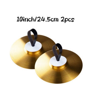 Cymbal 10" sepasang (isi 2) untuk drumband/Cymbal Marching Band 10"