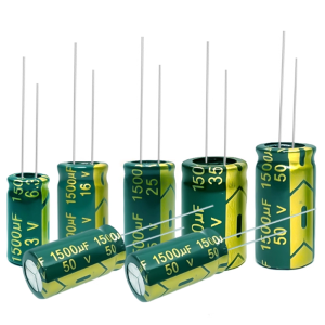 1Pcs - 50Pcs High Frequency Aluminum Electrolytic Capacitor 1500uf 6.3v 10v 16v 25v 35v 50v