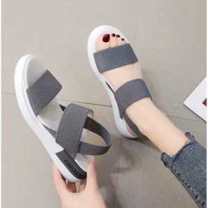 50an Store - SUPER SALE !!! SANDAL WANITA FASHION AK19 SLIPPERS VELCRO NYAMAN