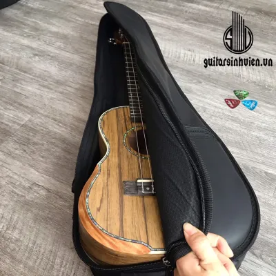 Bao da ukulele 3 lớp cho đàn Concert Soprano Tenor - 3 lớp chống nước chống sốc - Tặng 1 phím Alice