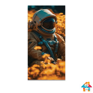 RUNABEE HIASAN DINDING 15X30CM DEKORATIF WALL ART SUN FLOWER POSTER KAYU ARTISTIK DEKORASI POSTER