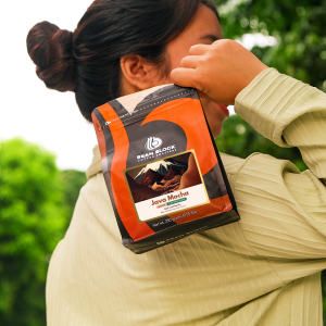 Java Mocha Premium Flavored Coffee Beans - Bean Block-