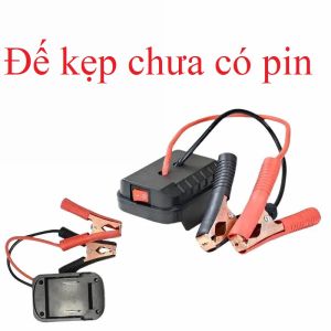 Kích bình ắc quy bằng pin makita chân phổ thông bộ khởi động xe khẩn cấp ô tô - xe máy - có kèm cổng USB sạc điện thoại