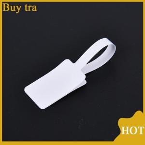 [Buytra] ป้ายราคาสีขาว100ชิ้นพร้อมเชือกแขวนเครื่องประดับรองเท้าเครื่องเขียนผ้า