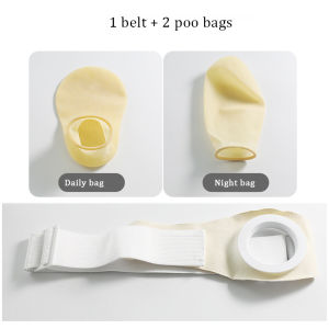 Ostomy เข็มขัดถุงอุจจาระนำกลับมาใช้ใหม่ถุงอุจจาระรั่วถุงทวารทิ้งทางทวารหนักผันทวารถุงอุจจาระถุงประเภทเข็มขัด