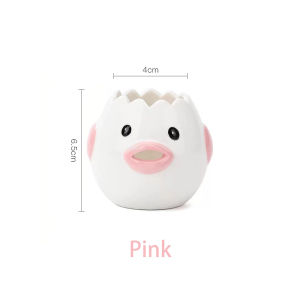 Cute Ceramic Egg Separator Baking Utensils Mini Egg White and Yolk Separator Ceramic Chicken for Kitchen Baking Small Tools Mixture Supplementary Food