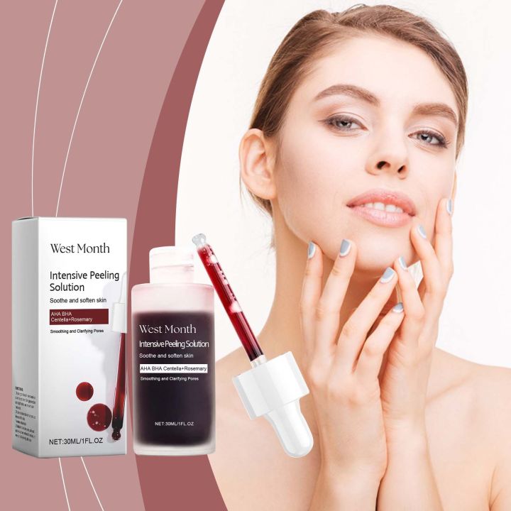 WEST&MONTH Peeling Solution 30ml Exfoliating, Brightening Darkening Brightens The Face And Evens Texture Intensive Serum